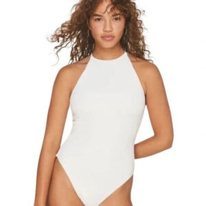 Andie Asbury Rib One Piece Swim coconut XL